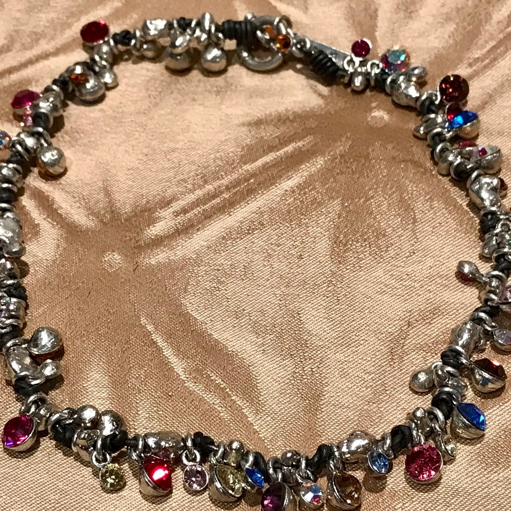💎Otazu Swarovski Multi Color Crystal Necklace💎 - Picture 2 of 10